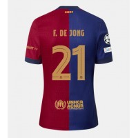 Barcelona Frenkie de Jong #21 Hjemmebanetrøje 2024-25 Kortærmet